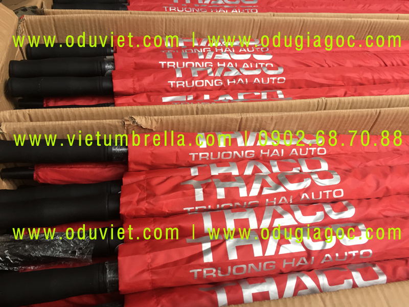 xưởng sản xuất ô dù cầm tay in logo quảng cáo